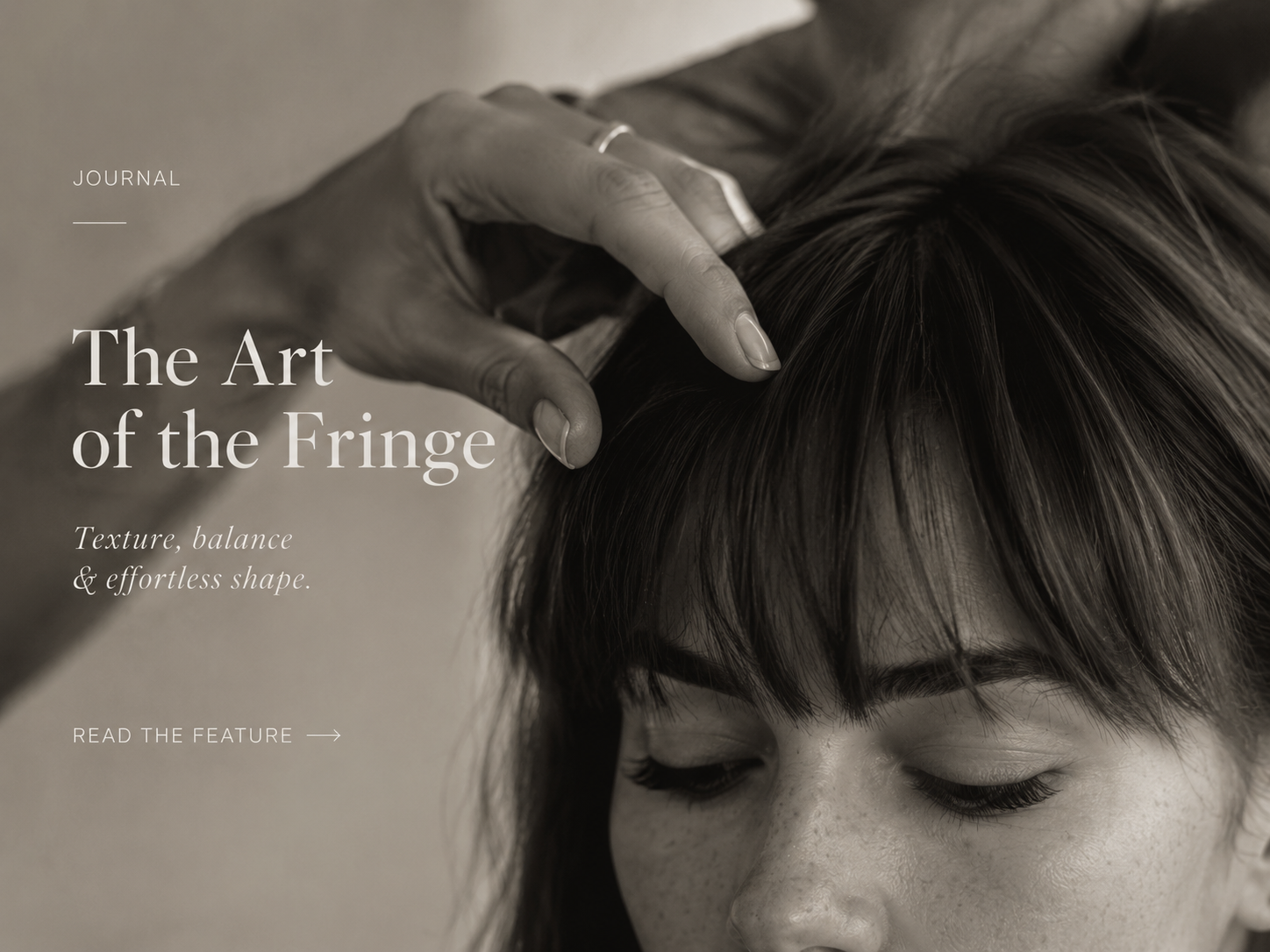 On growing out a fringe, without losing your nerve.
