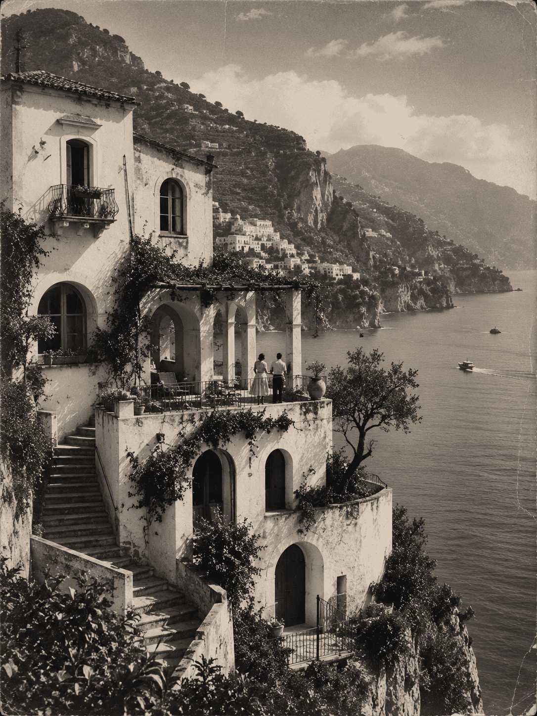The house, photographed circa 1953