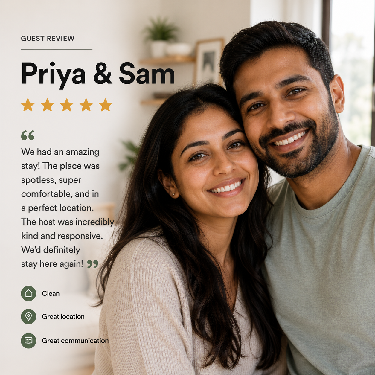 Priya & Sam