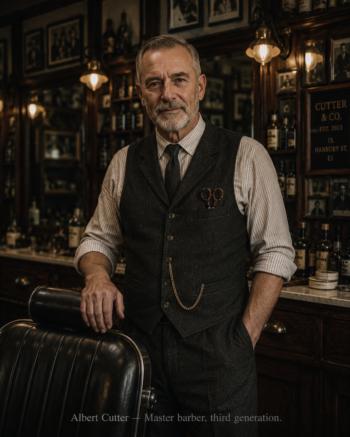 Portrait of Albert Cutter