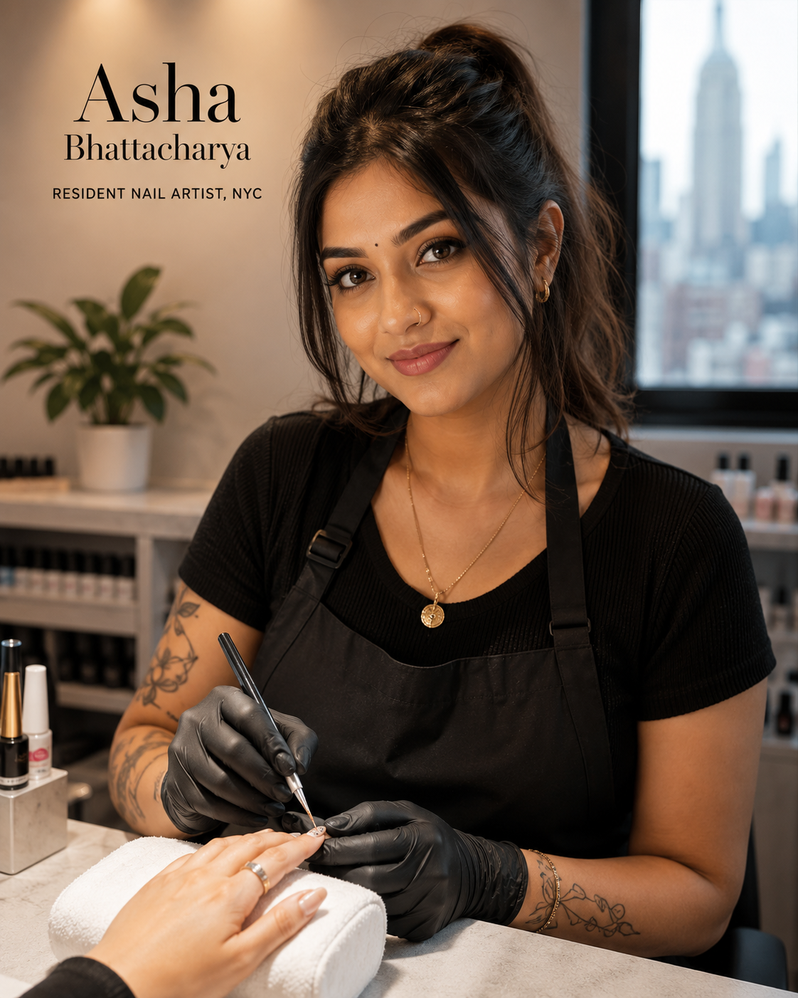 Asha Bhattacharya, Resident artist