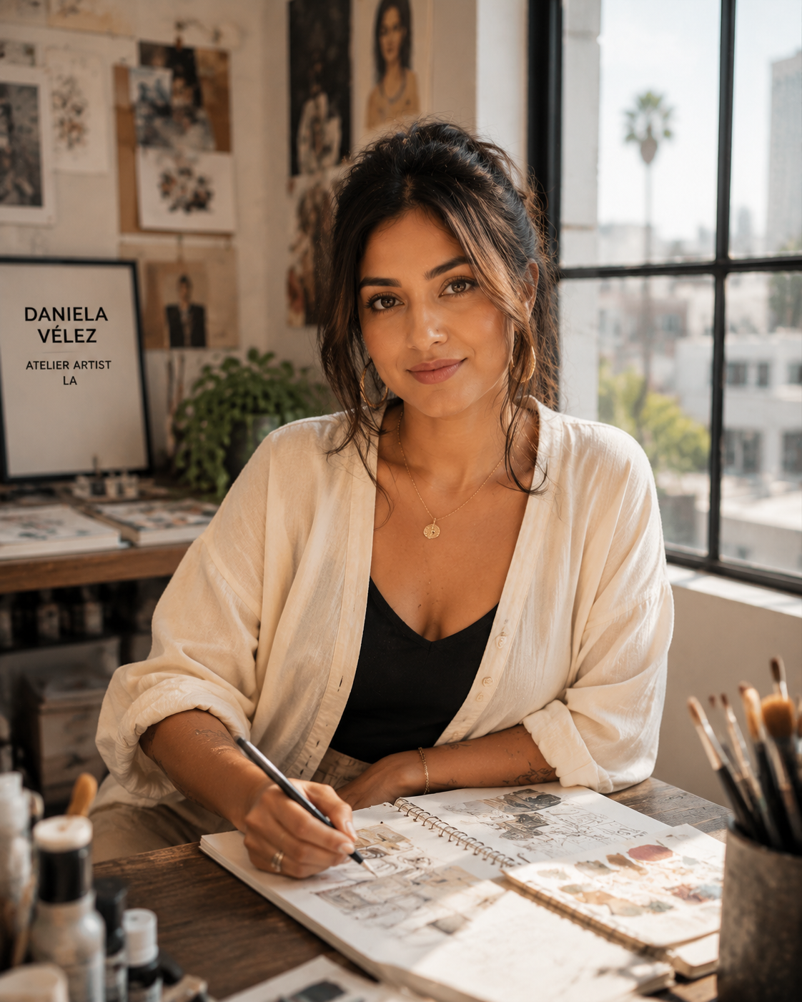Daniela Vélez, Atelier artist