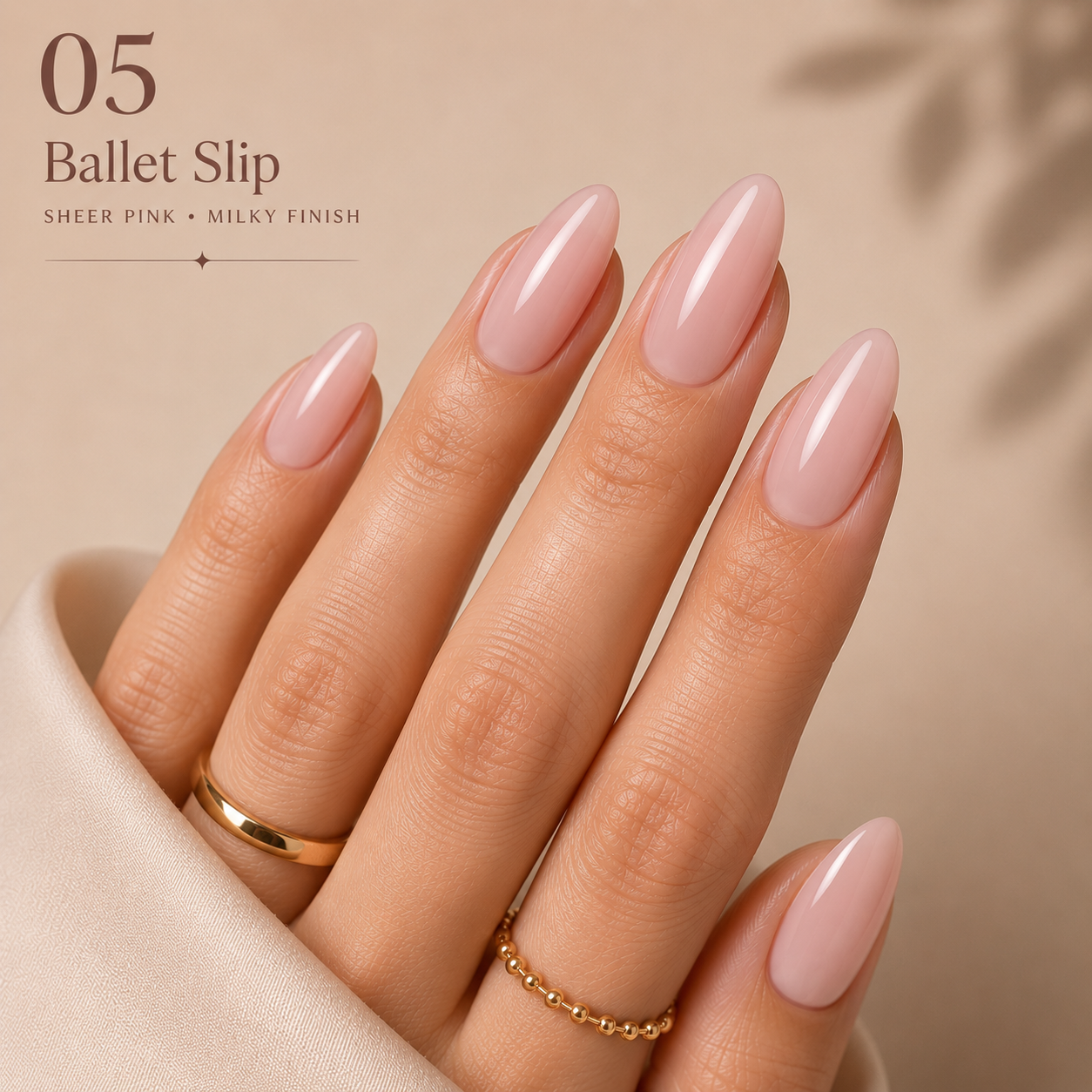 Ballet Slip - hand-painted nail look N° 05