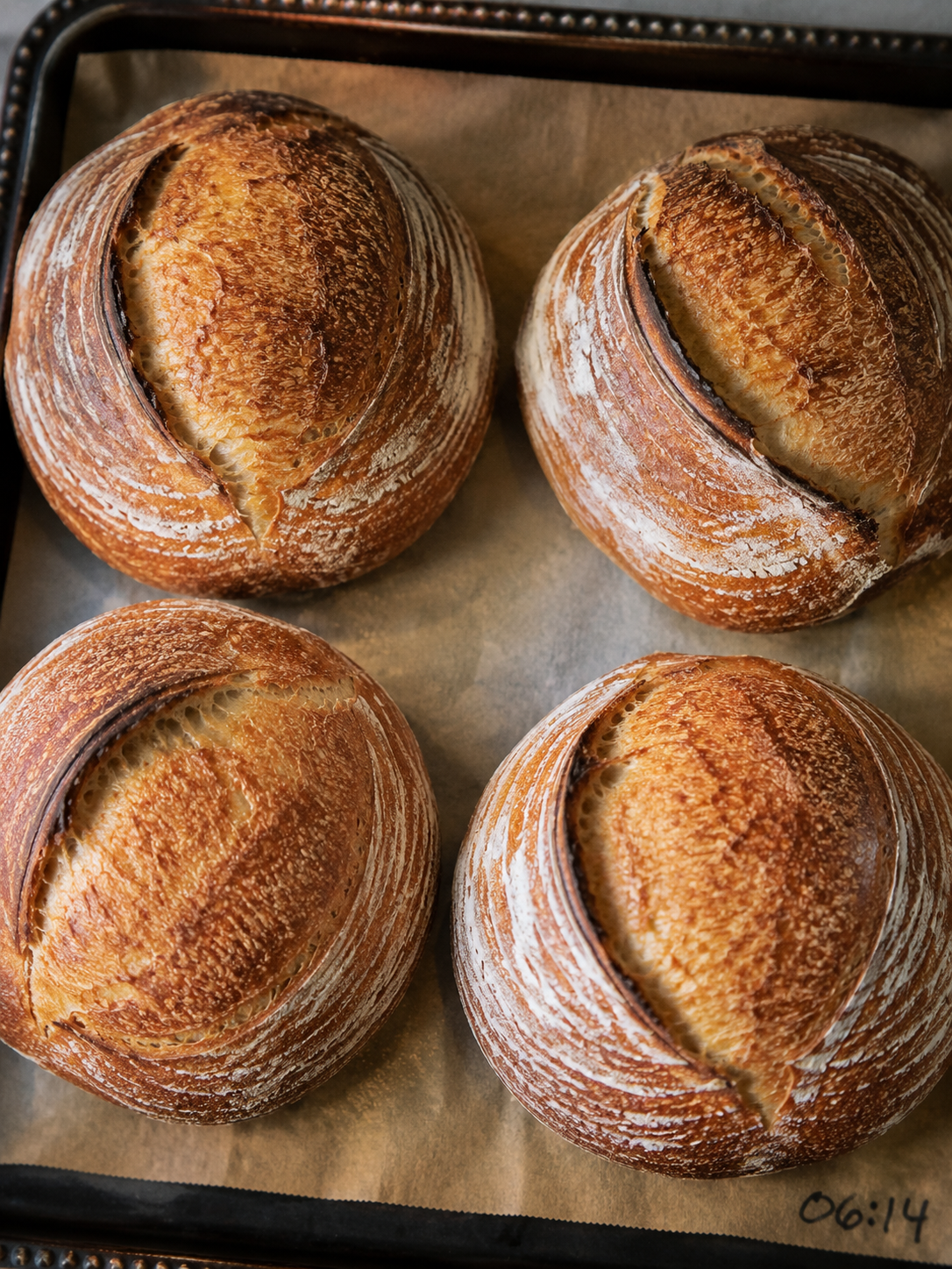 Boules out of the oven