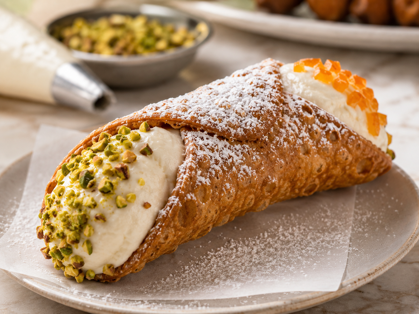 Cannolo filled to order