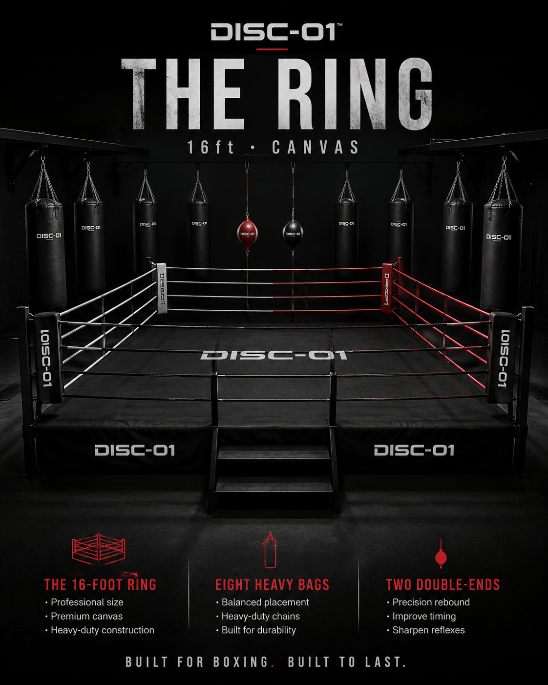 Boxing - heavy bags and ring